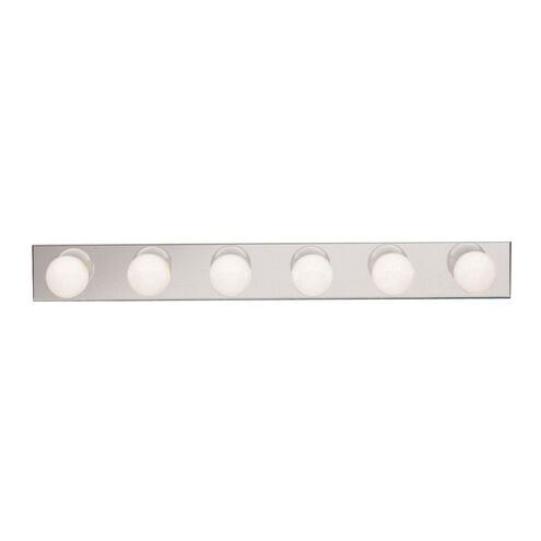 Independence 6 Light 36 inch Chrome Bath Strip Wall Light