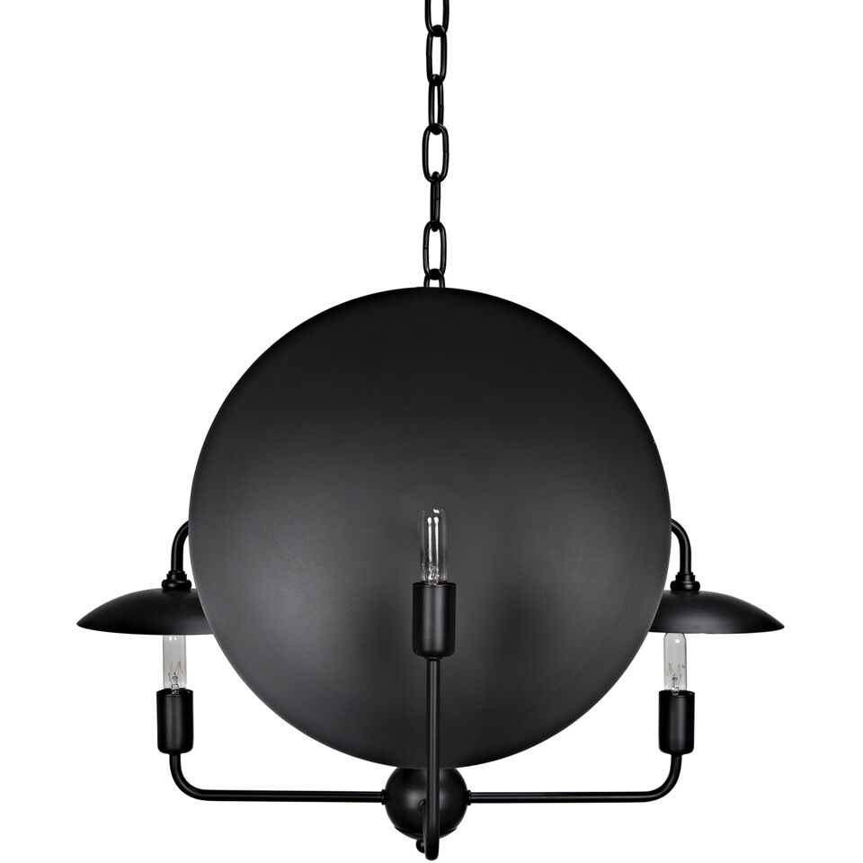 Satellite 4 Light 23 inch Matte Black Pendant Ceiling Light