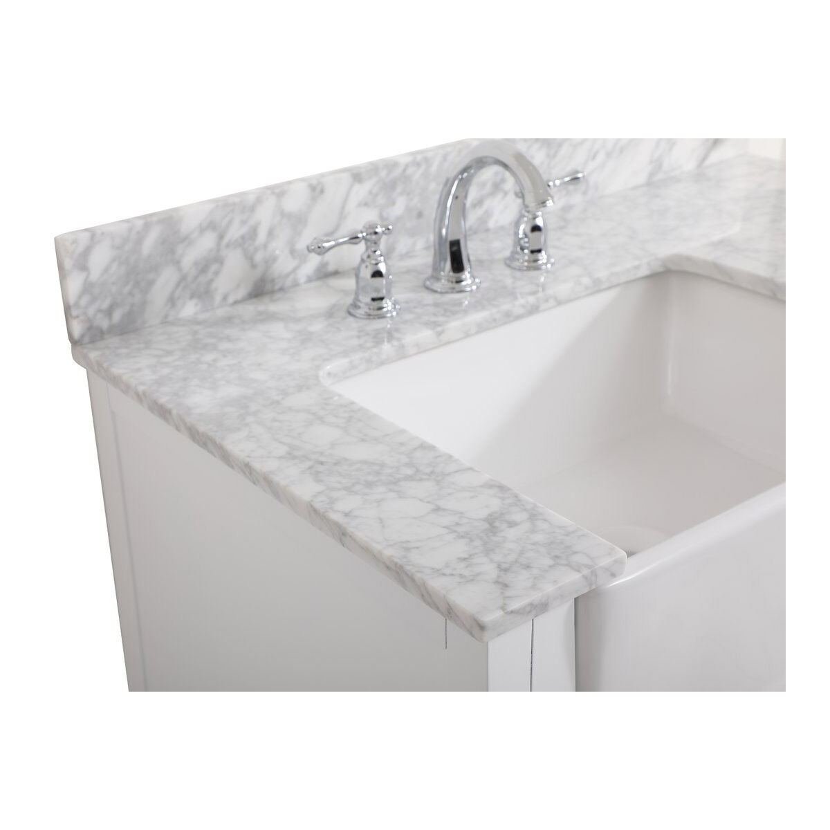 Franklin 36 X 22 X 35 inch White Bathroom Vanity Cabinet