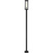 Glenwood 1 Light 114 inch Black Outdoor Post Mounted Fixture