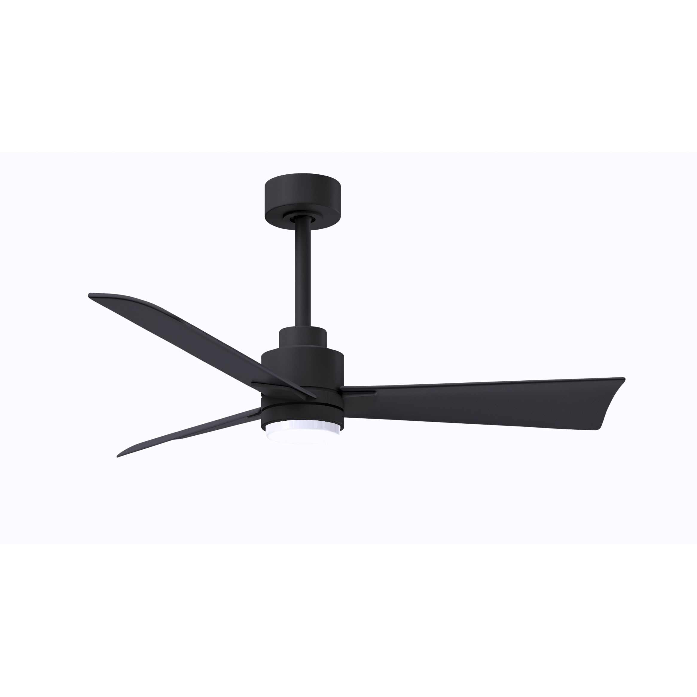 Atlas Alessandra - LK 42 inch Matte Black Ceiling Fan