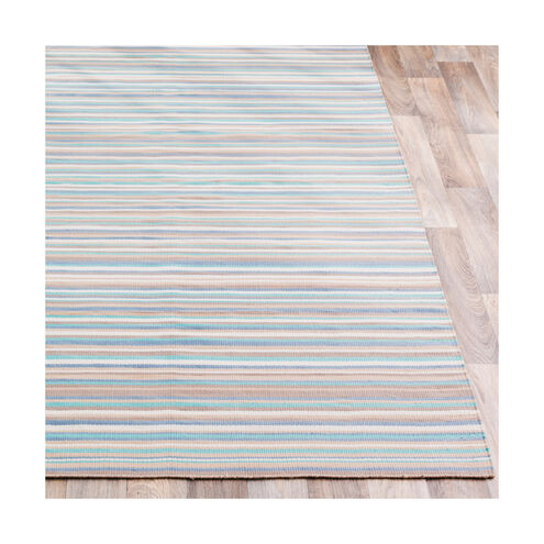 Maritime 120 X 96 inch Camel/Denim/Aqua/Cream/Khaki Outdoor Rug, Rectangle