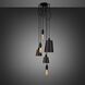 Hooked 6.0 LED 8.27 inch Graphite / Smoked Bronze Pendant Ceiling Light, Mix