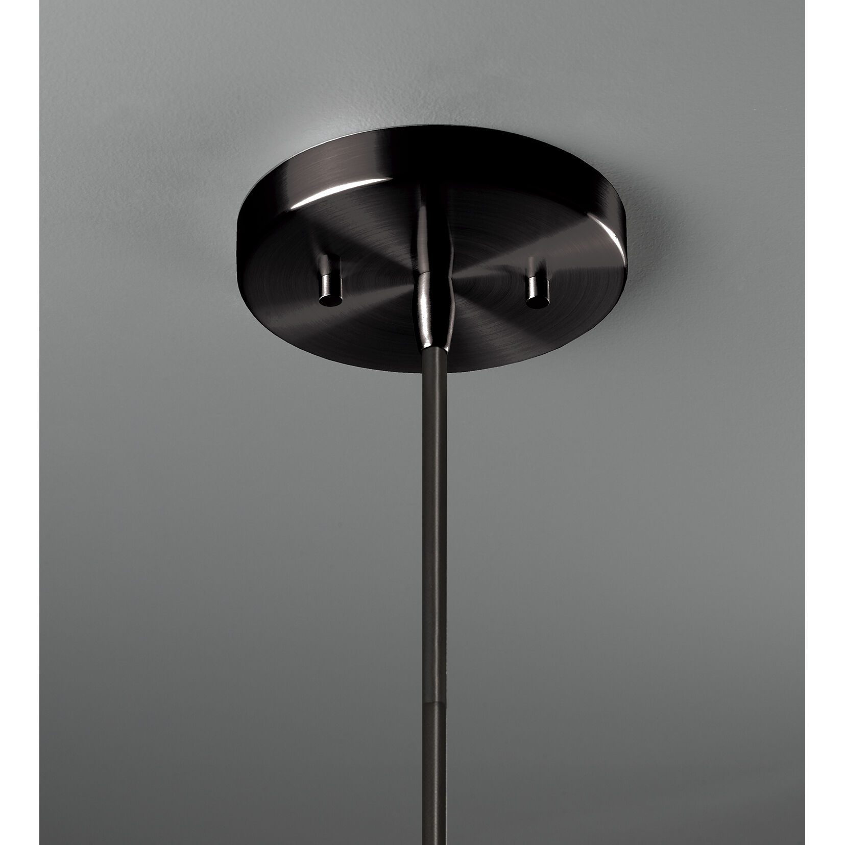Radiance Collection LED 5.5 inch Matte Black and Hammered Brass and Black Pendant Ceiling Light