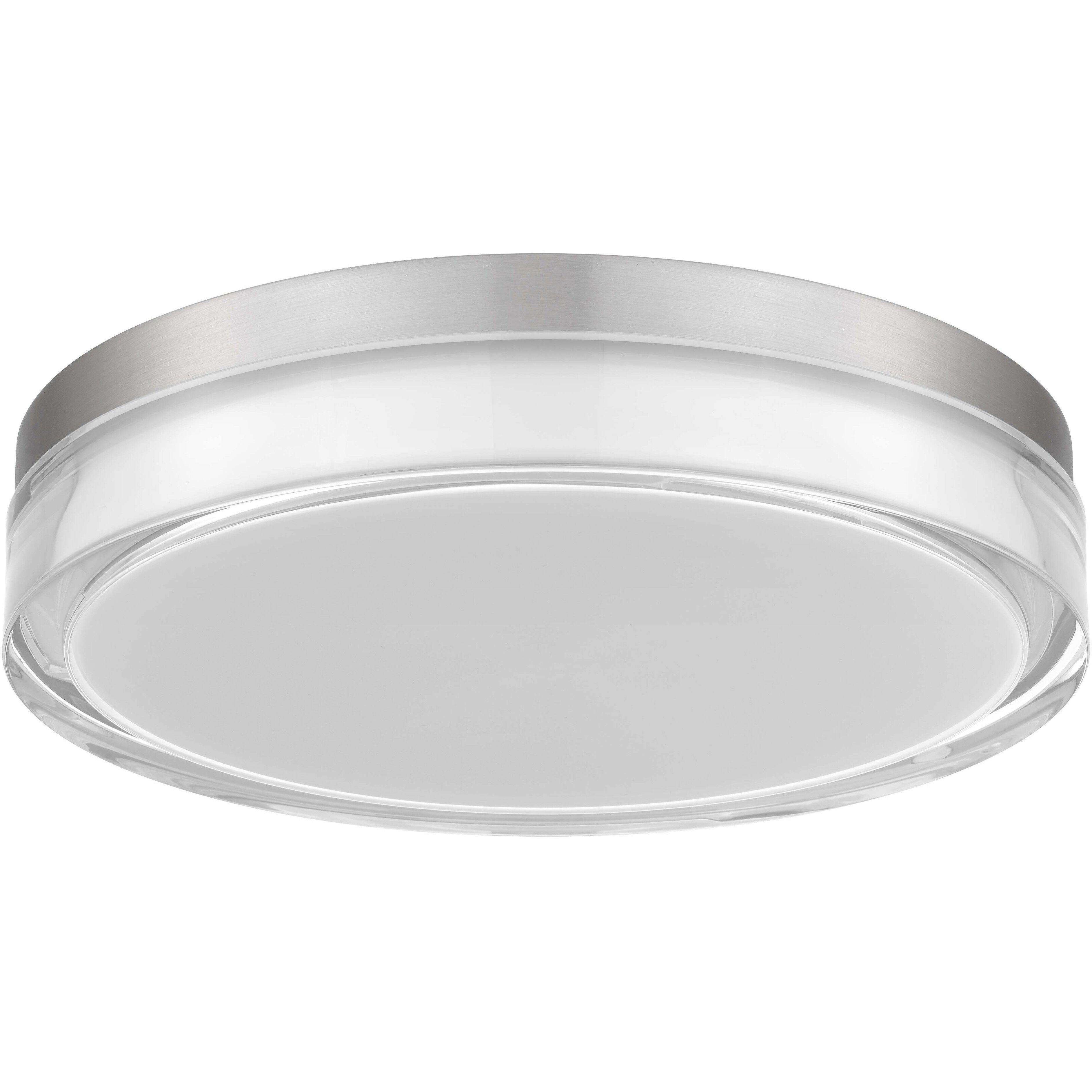 Sunspot LED 12 inch Brushed Stainless Steel Outdoor Flush Mount