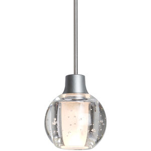 Boca 3 LED Satin Nickel Cord Pendant Ceiling Light