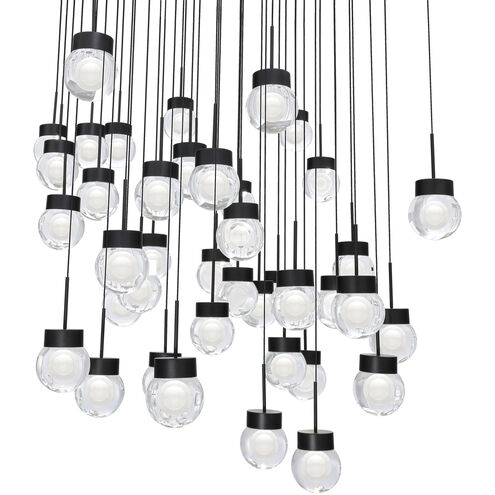 Double Bubble 41 Light 28 inch Black Multi-Light Pendant Ceiling Light