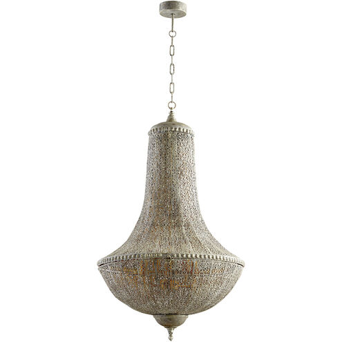 Dorija 5 Light 24 inch Antique Silver Pendant Ceiling Light