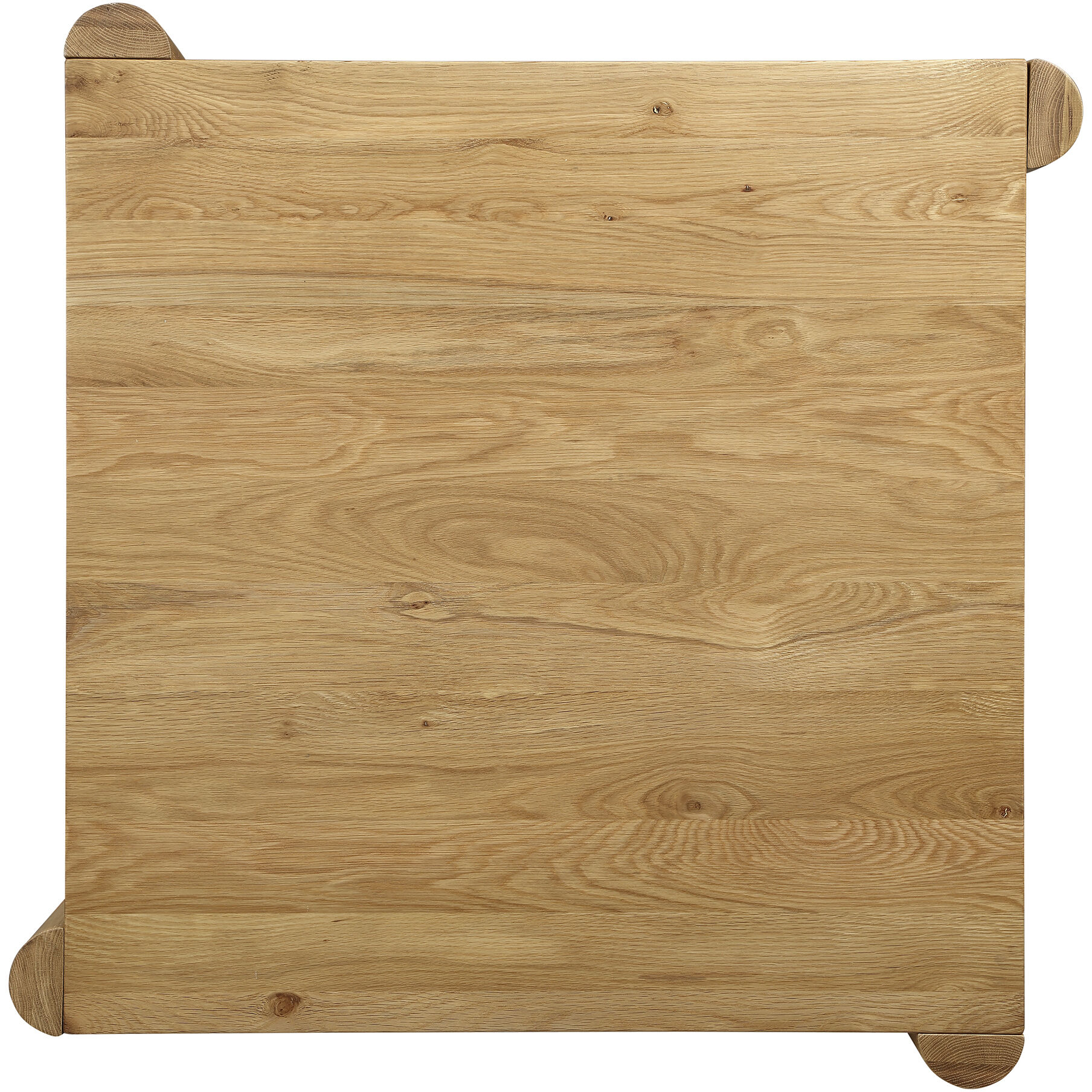 Post 36 X 36 inch White Coffee Table