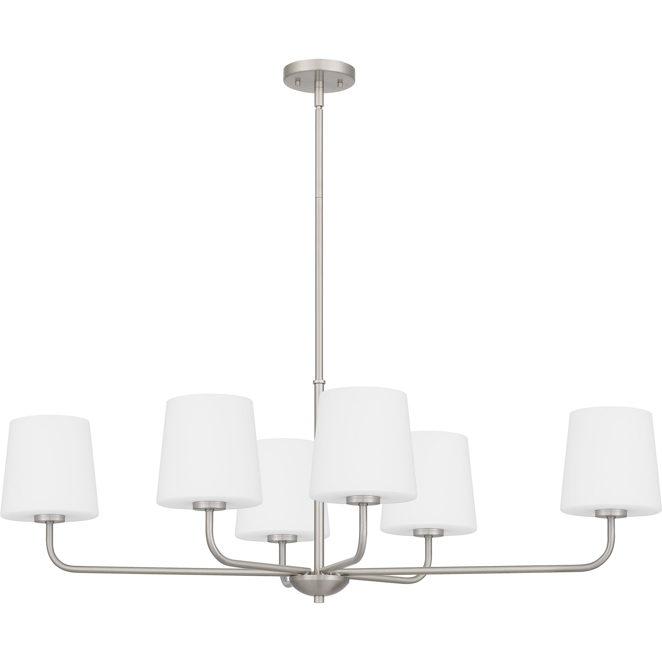 Gallagher 6 Light 42 inch Brushed Nickel Island Light Ceiling Light