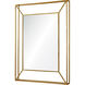 Wilton 40 X 30 inch Gold Wall Mirror
