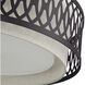 Vistaview 4 Light 21 inch English Bronze Semi-Flush Ceiling Light