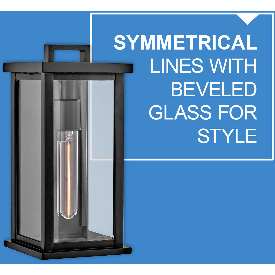 Estate Series Weymouth Outdoor Wall Mount in Black