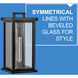 Estate Series Weymouth Outdoor Wall Mount in Black