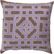 Chinese Gate 20 inch Mauve, Metallic - Silver, Camel Pillow Kit