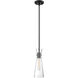 Bahari 1 Light 4 inch Black Pendant Ceiling Light