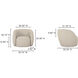 Rae Beige Outdoor Accent Chair