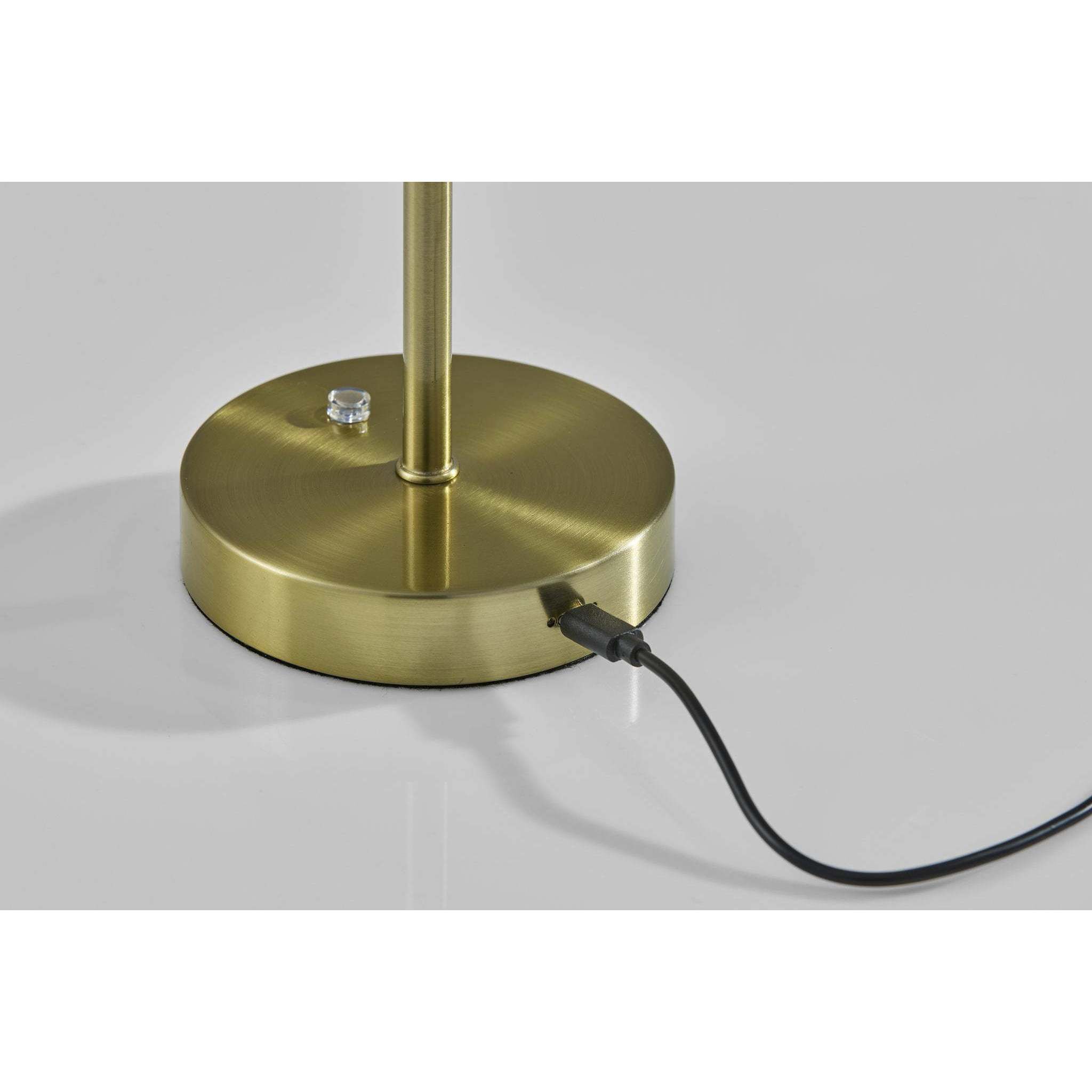 Tommy 15 inch 2.00 watt Antique Brass LED Cordless Table Lamp Portable Light