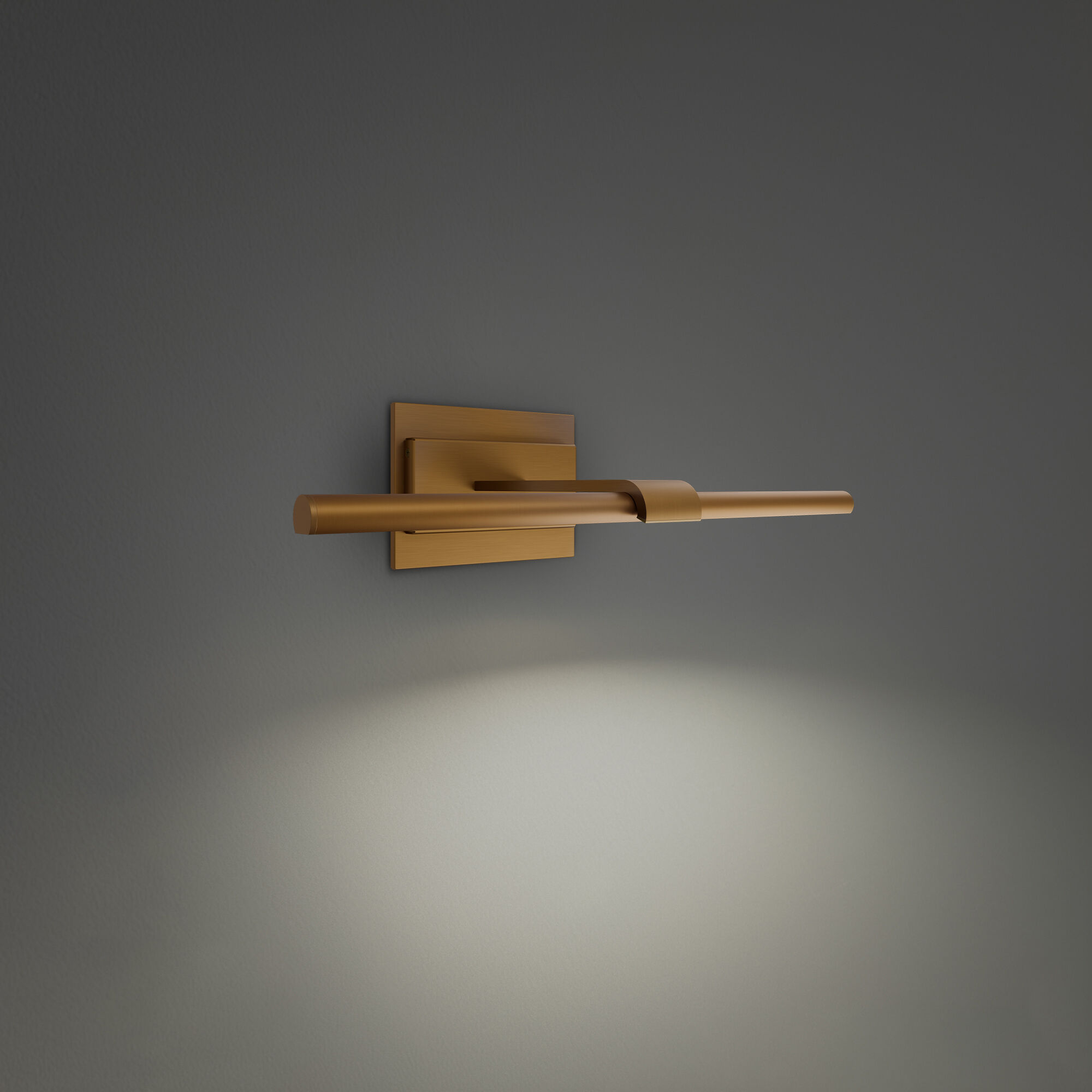Inlet Indoor Wall Lighting in 3000K, Aged Brass