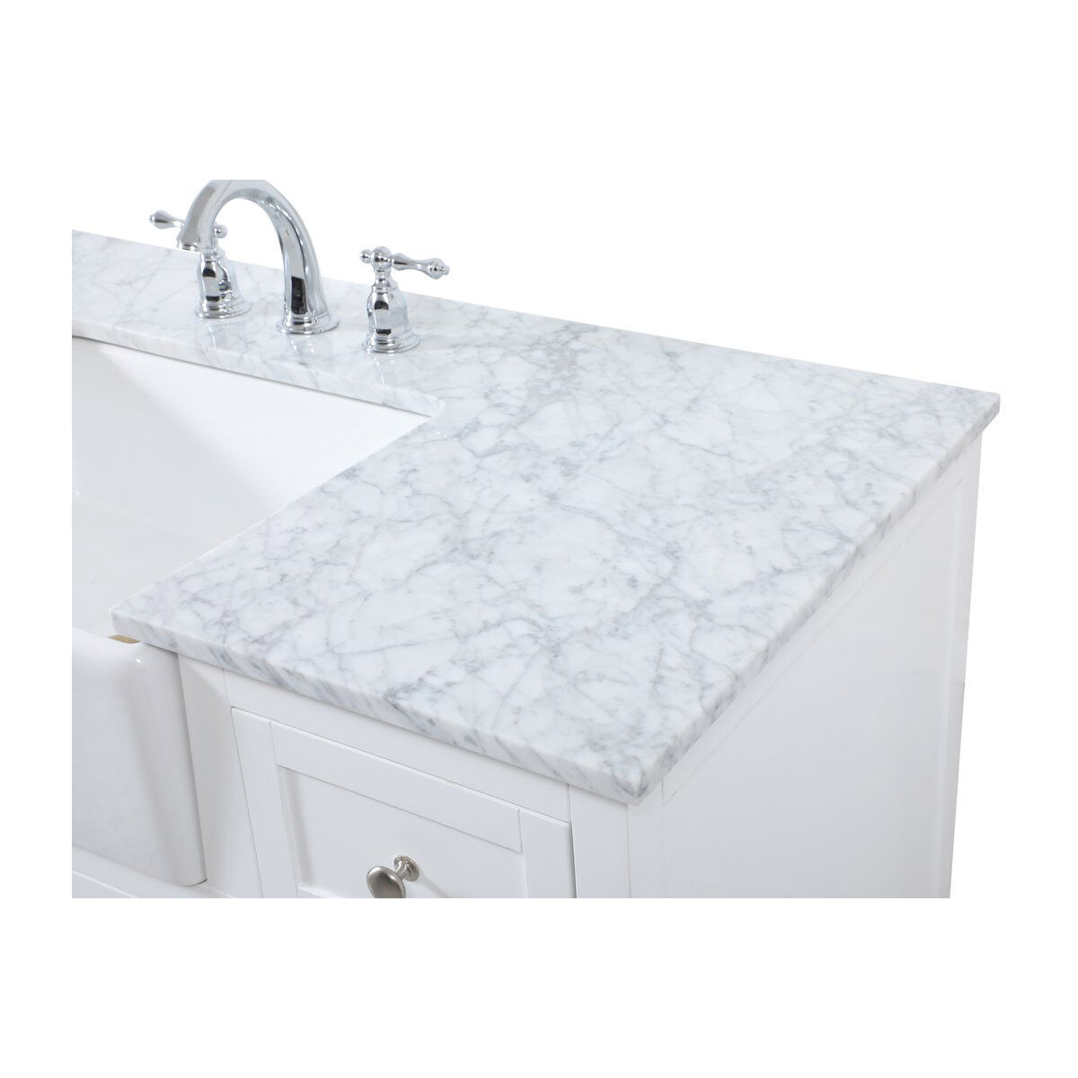 Franklin 48 X 22 X 35 inch White Bathroom Vanity Cabinet