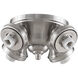 myFanimation 4 Light Incandescent Brushed Nickel Fan Light Kit