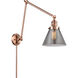 Large Cone 30 inch 3.50 watt Antique Copper Swing Arm Wall Light, Franklin Restoration
