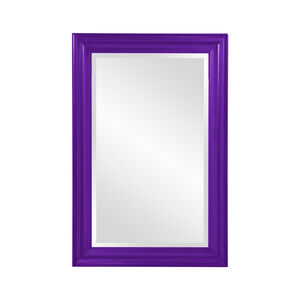 George 36 X 24 inch Glossy Royal Purple Wall Mirror 