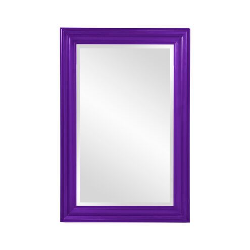 George 36 X 24 inch Glossy Royal Purple Wall Mirror 