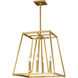 Sean Lavin Conant 4 Light 18 inch Gilded Satin Brass Indoor Pendant Lantern Ceiling Light