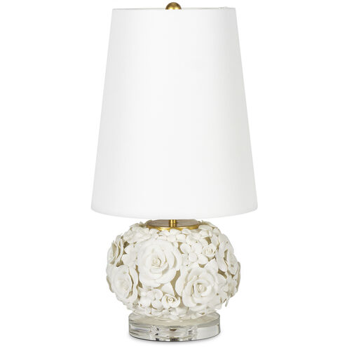 Alice 20 inch 60.00 watt White Mini Lamp Portable Light