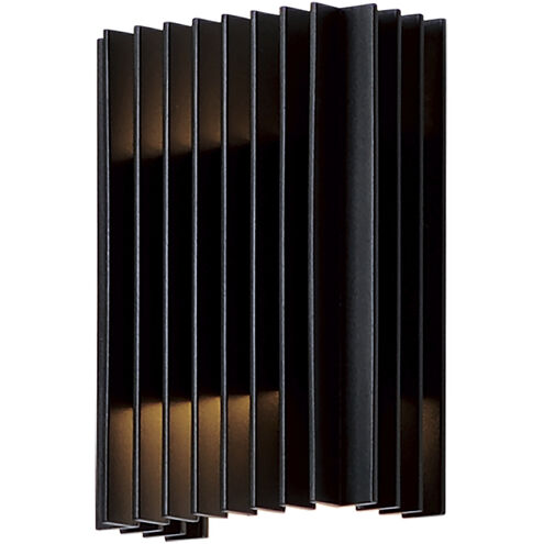 Rampart LED 5.5 inch Black Outdoor Wall Sconce