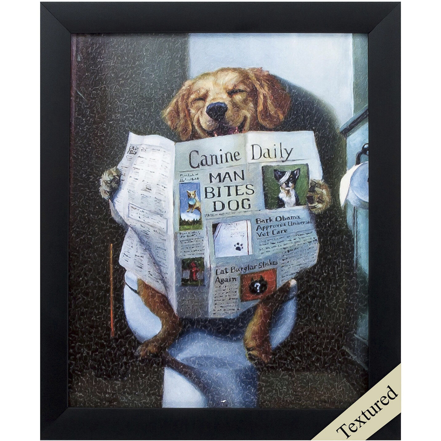 Animals 11 X 9 inch Non-Glass Framed Art, Propac