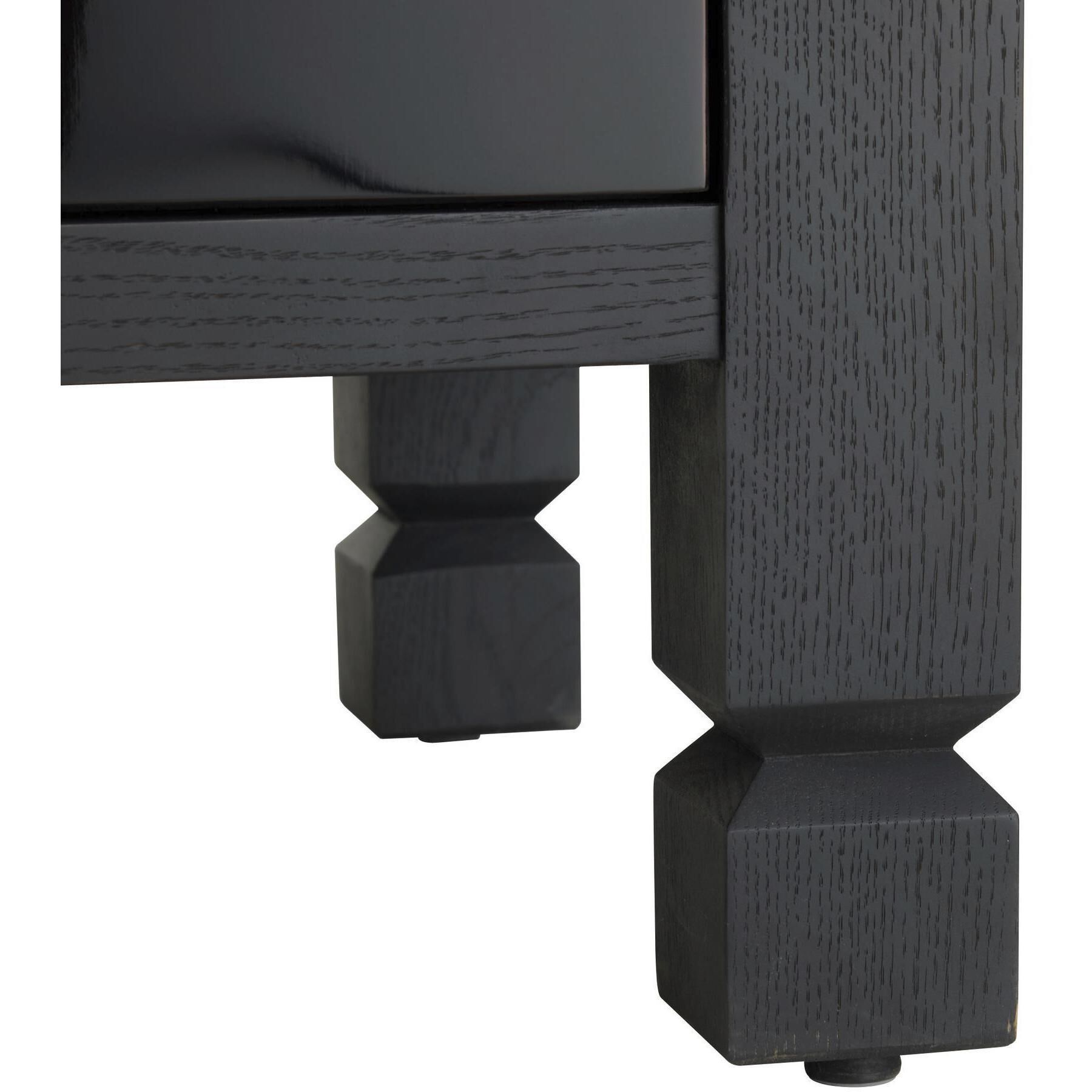 Jericho Black and Ebony Cabinet