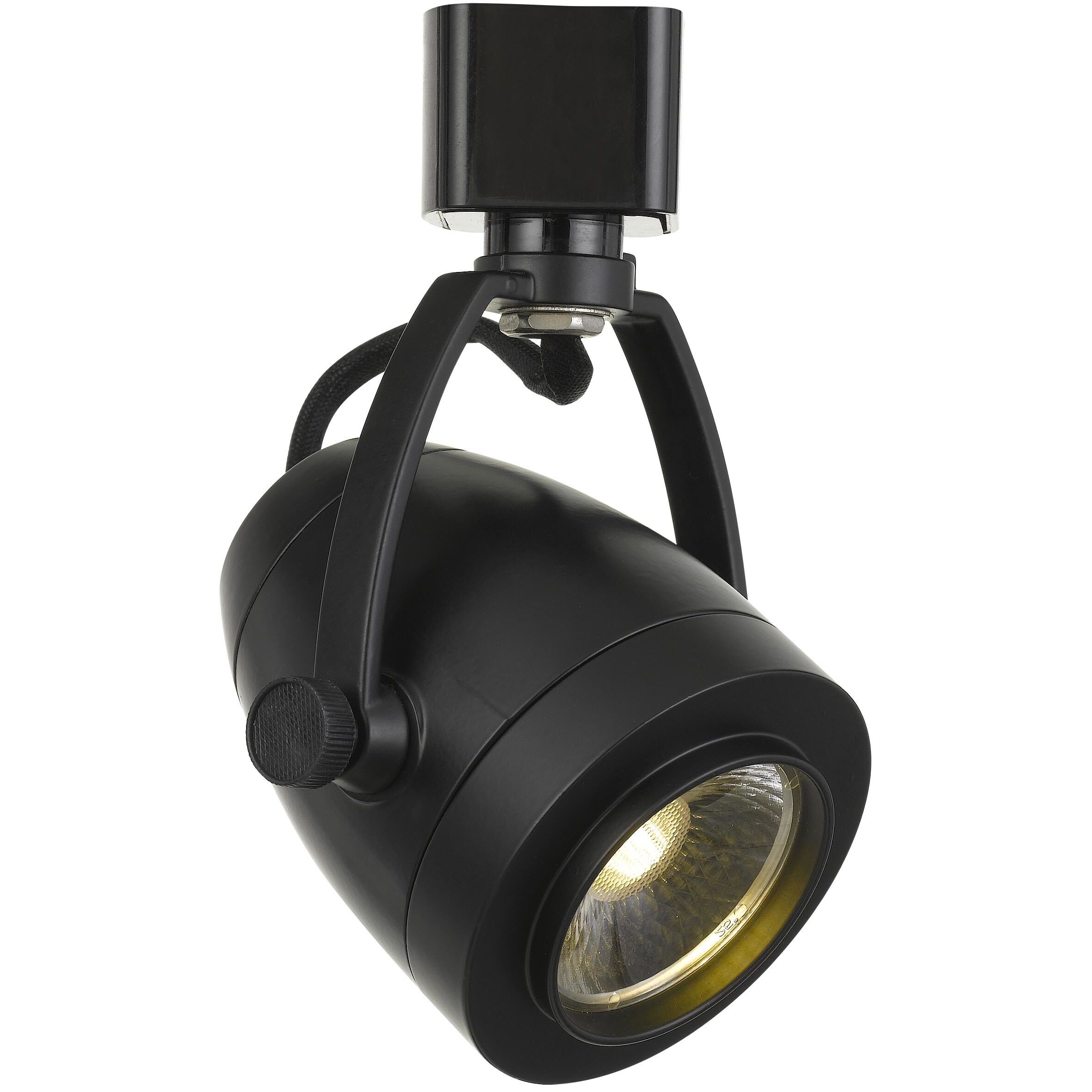 Ht System 1 Light Black Track Head Ceiling Light
