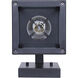 Alaina 1 Light 14.88 inch Black Outdoor Wall Lantern