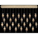 Essence 26 Light 54 inch Gold Pendant Ceiling Light