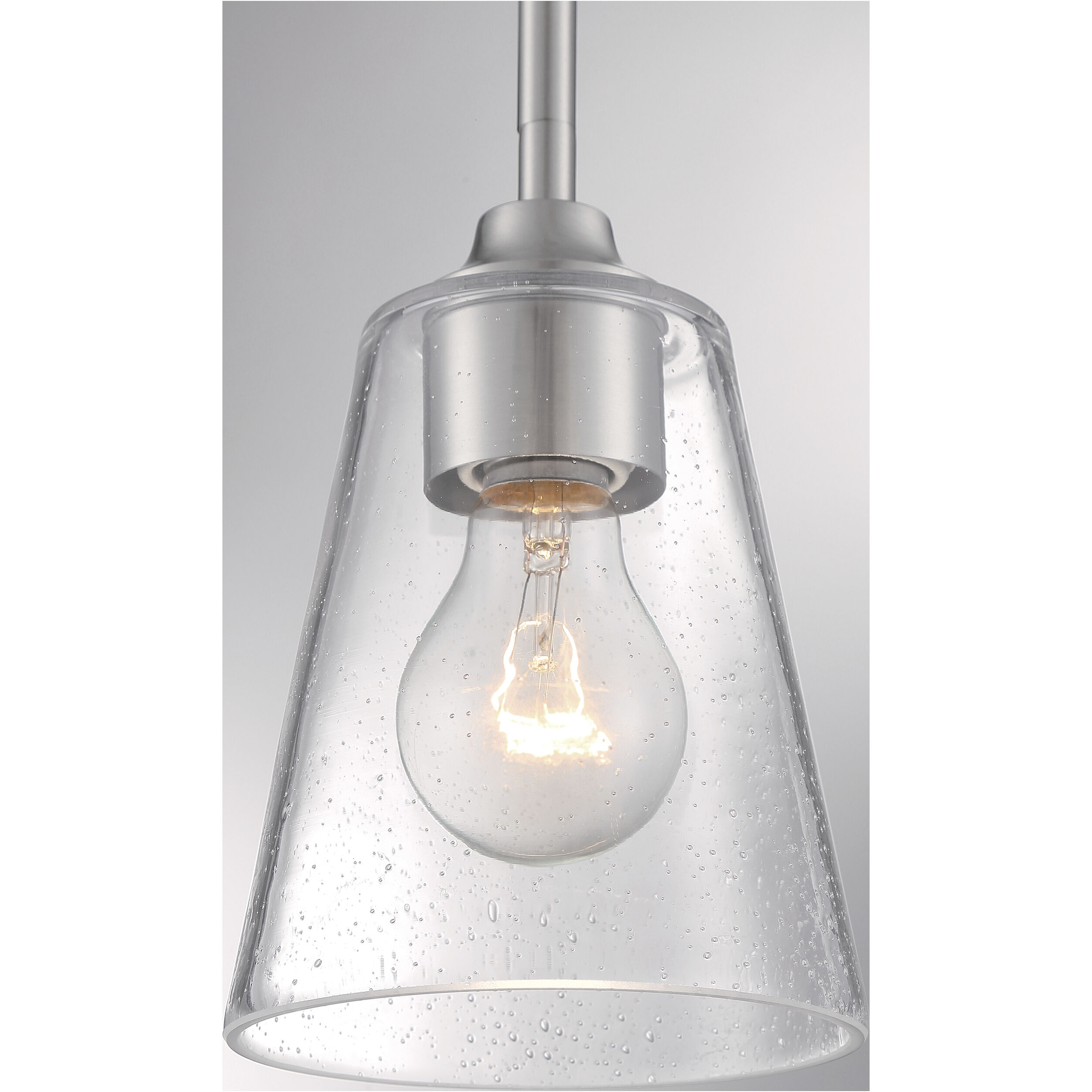 Bransel 1 Light 5 inch Brushed Nickel Pendant Ceiling Light