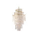 Dolce 12 Light 25 inch Champagne Leaf Pendant Ceiling Light in 9, 28.00