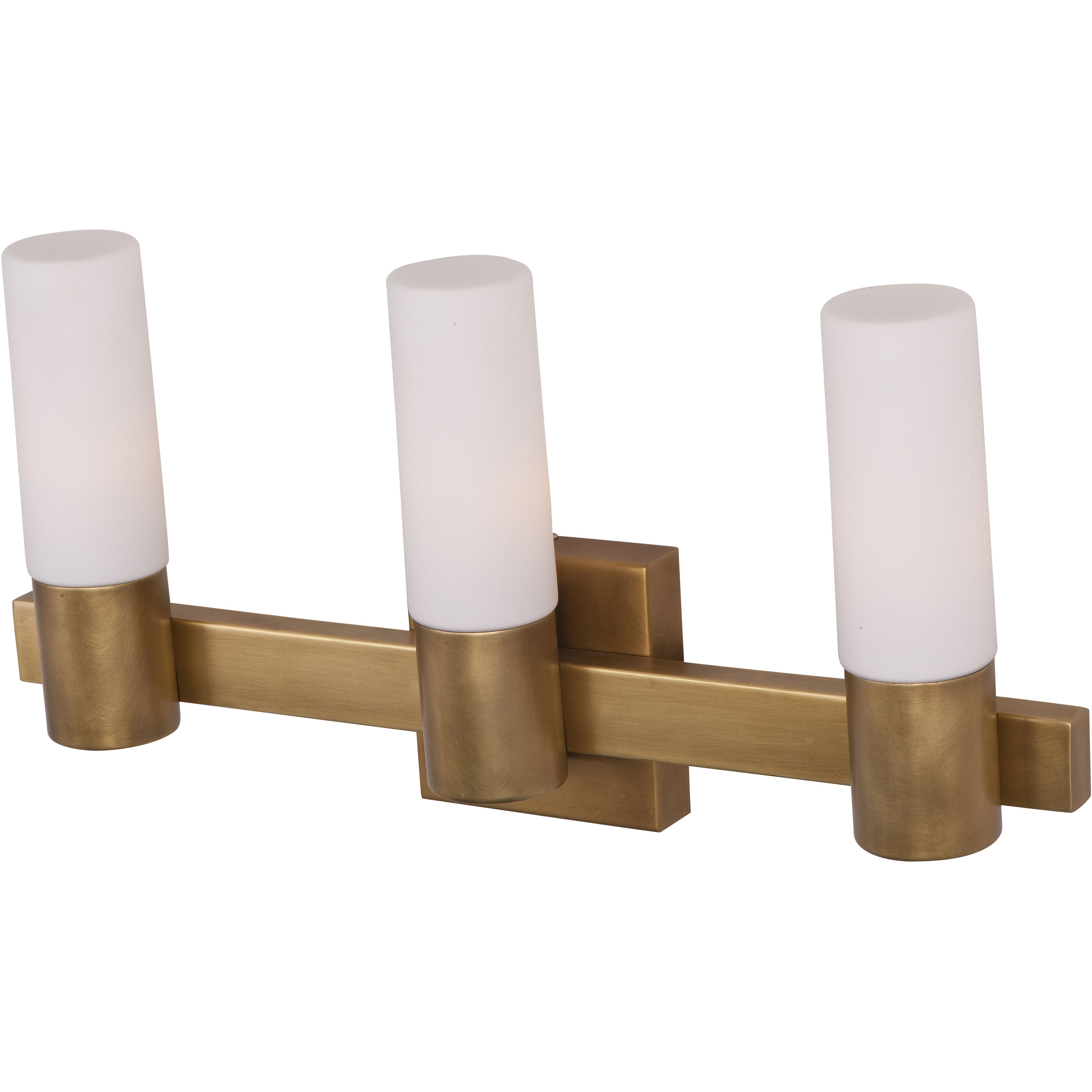 Contessa 3 Light 21 inch Natural Aged Brass Bath Light Wall Light