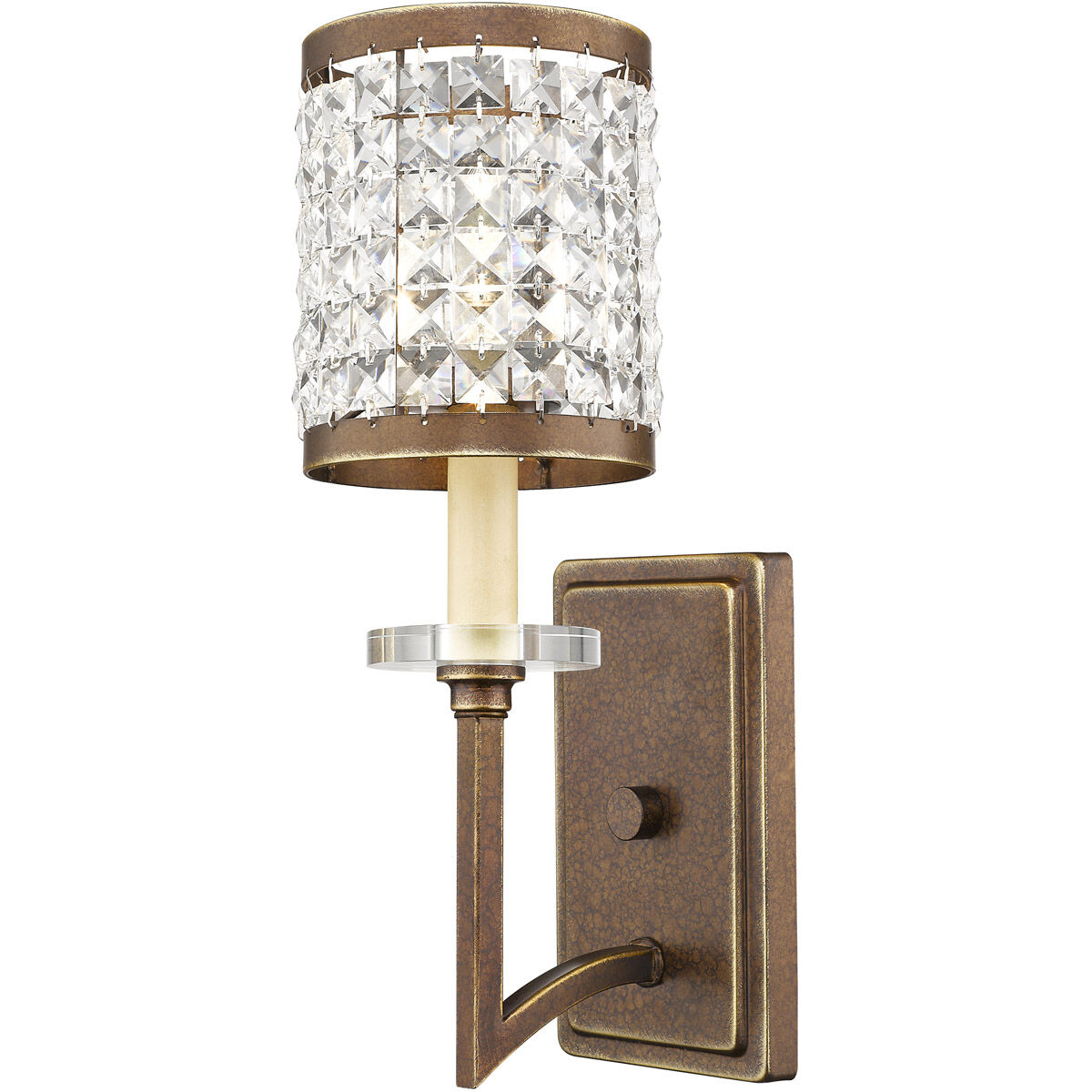 Grammercy 1 Light 5 inch Hand Painted Palacial Bronze Wall Sconce Wall Light