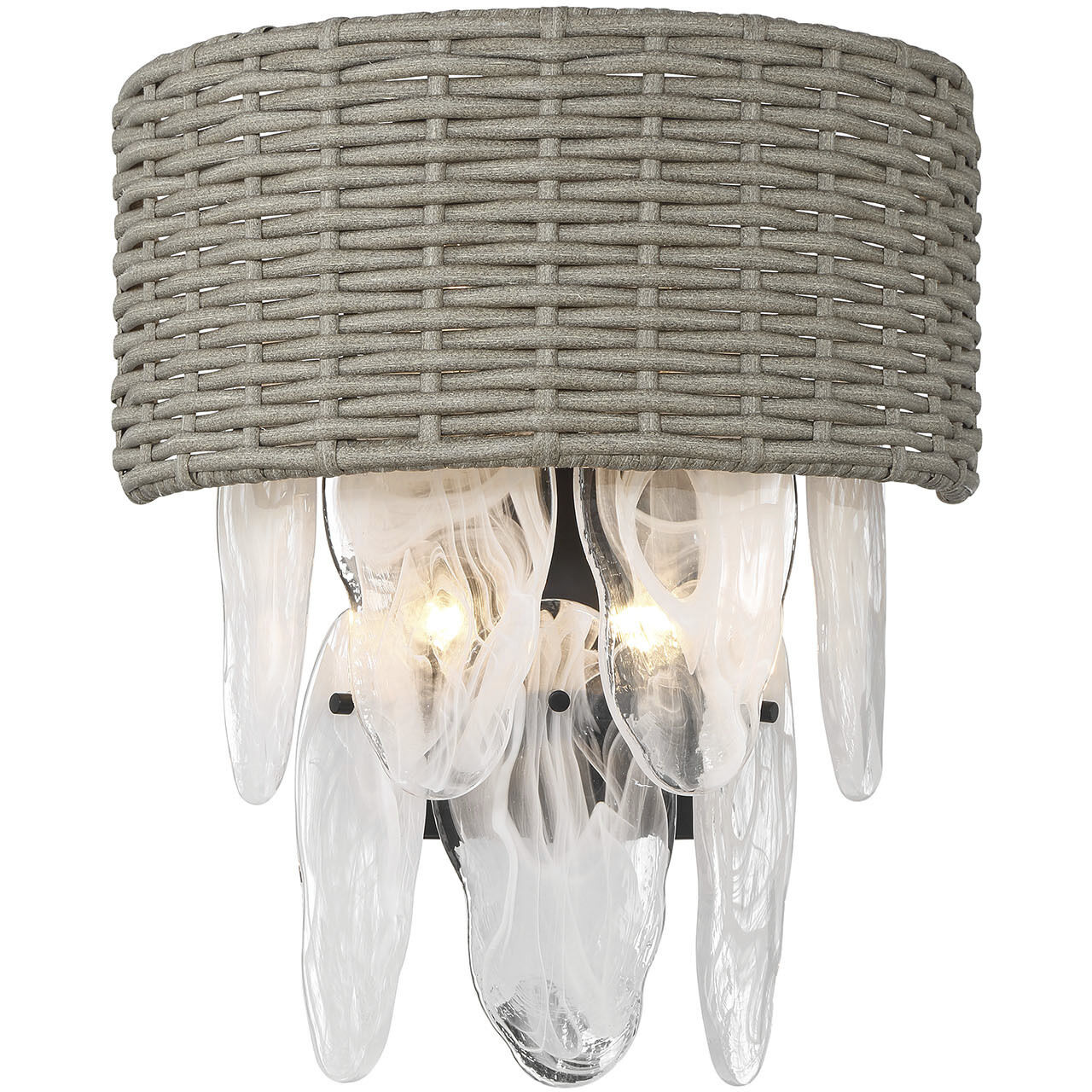 Breakers Isle 4 Light 16.38 inch Coal Wall Sconce Wall Light