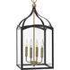 Clarendon 4 Light 12 inch Bronze with Heirloom Brass Indoor Foyer Light Ceiling Light