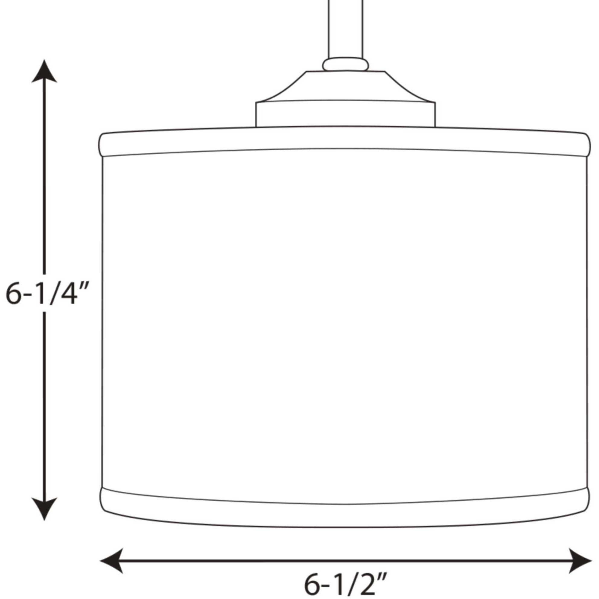 Inspire 1 Light 7 inch Brushed Nickel Mini-Pendant Ceiling Light