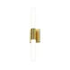 Scepter LED 4.5 inch Satin Brass Bath Bar Wall Light in 2700K