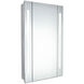 Elixir Silver Lighted Mirror Cabinet