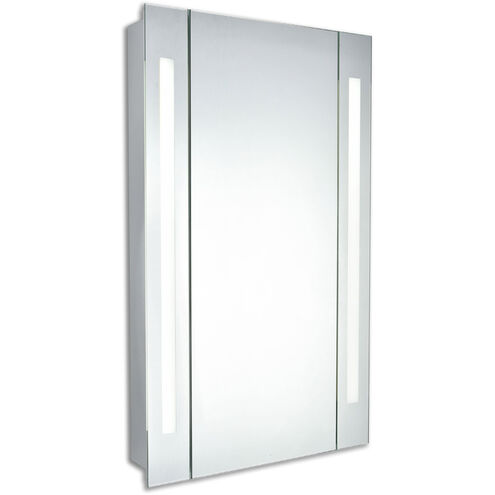 Elixir Silver Lighted Mirror Cabinet