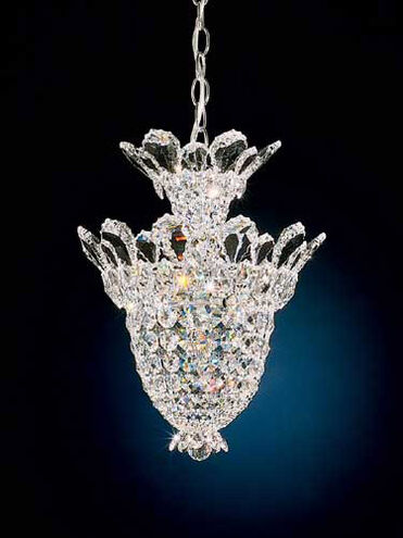 Trilliane 5 Light Silver Pendant Ceiling Light in Radiance