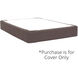 King Sterling Charcoal Boxspring Cover