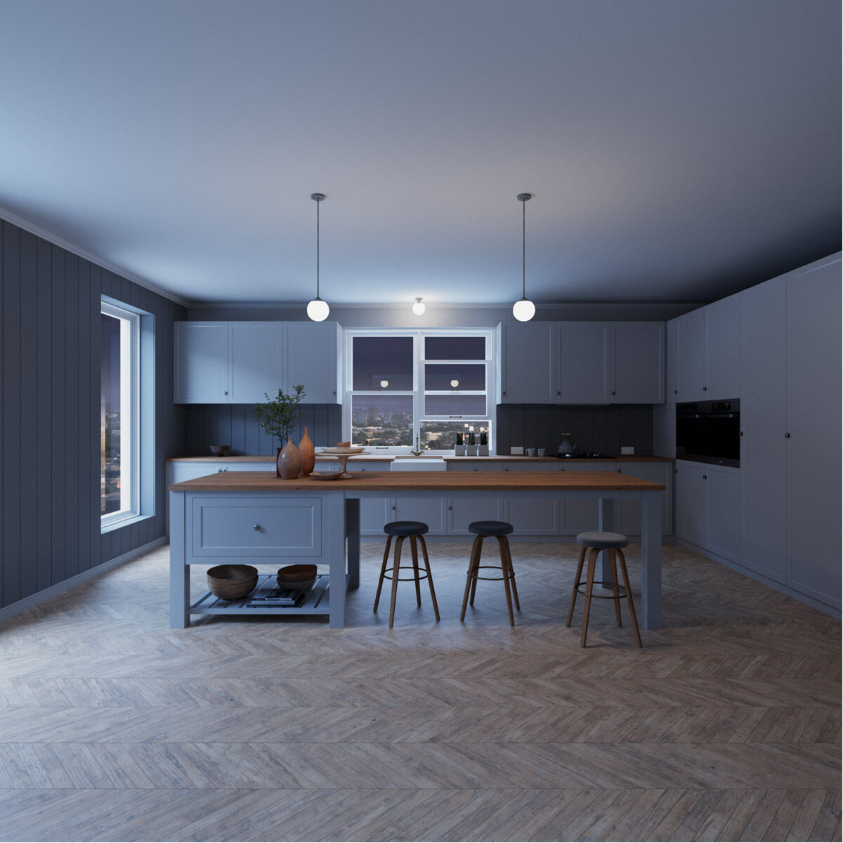 Hepburn 1 Light 8 inch Brushed Nickel Semi-Flush Mount Ceiling Light