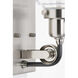 Rushton 1 Light 5 inch Brushed Nickel Bath Vanity Wall Light